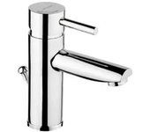 Unisan New Ícone grifo de lavabo monomando con válvula de desagüe en acabado cromo