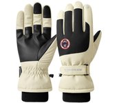 Guantes de nieve para esquí de invierno para hombres, mujeres y jóvenes, guantes cálidos impermeables para clima frío con pantalla táctil |