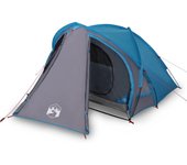 vidaXL Tienda de campaña iglú para 2 personas impermeable azul