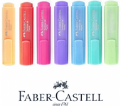 Faber-Castell Pack 10 Marcadores Tonos Pastel Gris Seda Pergamino - Punta Larga Duración