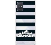 Funda original compatible con Samsung Galaxy A71 - Tasmania Franjas Negras