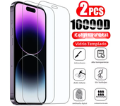 2Pcs Tempered Glass Screen Protector For iPhone 13 14 15 12 11 Pro Max For iPhone 15 14 Plus 12 11 13 Pro X XR XS Max Glass Film
