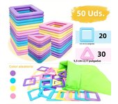 Magnetic Building Blocks STEM Toys, Macaron Color，DIY Learning Educational Constructor Set, Birthday,halloween, christmas gift