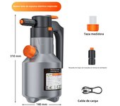 Electric Car Wash Foam Spray Bottle Household Car Wash Liquid Foam Magic Tool High Pressure Pa Pot Tool Full Set Pressurization