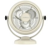 CECOTEC 08208 Ventilador Retro de Sobremesa Beige 20W, 8'' con 2 Velocidades y Diseño Elegante