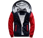 Chaqueta De Fleece Para Hombres Camuflaje Cremallera Y Capucha Abrigo Invernal Manga Larga Casual Streetwear