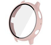 Case+Glass For Samsung Galaxy Watch Active 2 44mm 40mm Cover Bumper Accessories Protector Full Coverage Matte Screen Protection