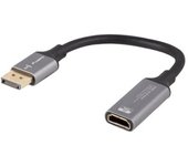 ADAPTADOR LANBERG 4K DISPLAYPORT MACHO/HDMI HEMBRA 20CM