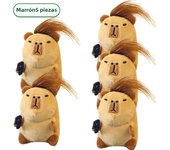 1-20PCS Kawaii Keychain Plush Pendant Explosive Kapybara Plush Pendant Keychain Toys Bag Pendant Doll Car Decoration Doll