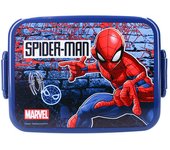Spiderman, Porta Meriendas Spiderman, Fiambrera Spiderman, Sandwichera Spiderman, Niñas, Niños, Infantil, Color Rosa, 5 x 13 x 16 cm. Kiglam