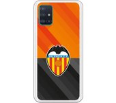Funda original compatible con Samsung Galaxy A51 - Valencia Tonos Naranja y Negro