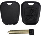 jingyuqin 2 Button Remote Key Flip Fob Car Key Case for Citroen C1 C2 C3 Saxo Xsara Picasso Berlingo Uncut Blade Car Key Shell
