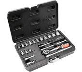 Yato YT-14491 - Socket set 1/4", 20pcs, xs