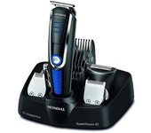 Cortapelo Afeitadora Corta Pelo Nariz Depiladora Cuerpo Mondial BG-03 Máquina de afeitar todo en uno Con base de carga para batería y accesorios de corte. Ajustable, hasta 90 minutos de autonomía sin cable Superoferta