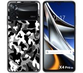 Funda Silicona para Xiaomi POCO X4 Pro 5G diseño Snow Camuflaje Dibujos