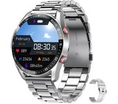 Llamada Bluetooth Reloj intelente negocio Maple inoxidable