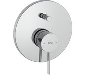 ROCA A5A0B9EC00 ONA Grifo Monomando Empotrable Baño-Ducha Sin Cuerpo Empotrado Cromo