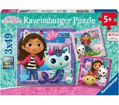 RAVENSBURGER PUZZLE 3X49 PZ GABBY S DOLLHOUSE PUZZLE 3X49 PZ 27x19x3 Cms.