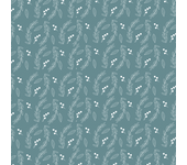 Papel Pintado Floral Verde y Blanco