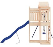 vidaXL Parque infantil de exterior madera maciza de pino