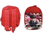 MERCHANDMANIA PACK MOCHILA ROJA Y ESTUCHE Kenka Dokugaku serie anime videos combate school material