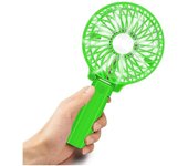 【7 Aspas】Mini ventilador eléctrico de enfriamiento, ventiladores de mano plegables Batería USB recargable de mano,  Mini ventilador,  Ventiladores personales eléctricos,  Ventilador de escritorio de mano, Ideal para al Hogar, Oficina, Viajes