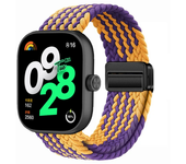 Braided Solo Loop For Redmi Watch 4 Magnetic Buckle Strap Watchband  For Xiaomi mi Band 8 Pro Adjustable Bracelet Wristband Band