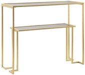 Consola MF628, Metal, Oro, 100x35x80 cm