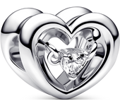 Charm Pandora Corazón Radiante y Gema Flotante 792493C01