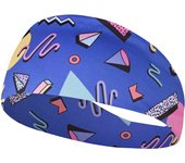 Vintage Fashion Print Travel Party Sweat-absorbing Breathable Yoga Running Fitness Sports Headband