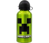 Minecraft Botella de Aluminio Cantimplora de Agua Infantil Reutilizable 400ml