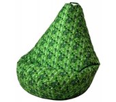Sako bolso puf Pera estampado Minecraft L 105 x 80 cm