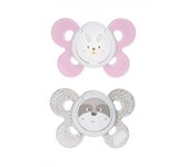 CHICCO CHUPETE PHYSIO COMFORT NIÑA SILICONA 0-6 MESES
