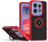 Armor Matte Case For Motorola Moto Edge 50 Pro Fusion Ultra Edge 2024 Cover Ring Magnetic Holder Stand Shockproof Coque Fundas