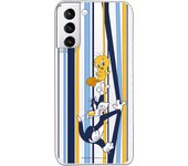 Funda original compatible con Samsung Galaxy S21 Plus - S30 Plus - Sylvestre Piolin Cortina Vertical