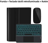 Keyboard Case for Samsung Galaxy Tab A9 Plus, Tablet Cover for Tab S8 S9 Ultra S7 S9 FE+ A8 S6 Lite A7 Lite Magic Keyboard Case