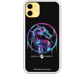Funda original compatible con iPhone 11 con un diseño de Mortal Kombat Logo Ice