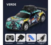 DWI 2.4G FPV racing car with camera that can drift FPV racing car that can take pictures and videos, wireless camera RC car GIFT
