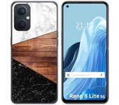 Funda Silicona para Oppo Reno 8 Lite 5G diseño Mármol 11 Dibujos