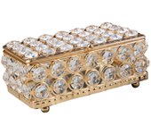 Jewelry Box Cosmetic Organizer Box Rings Case Elegant Earrings Rings Box for Bangles Bracelets Hairpin Necklaces Headwear