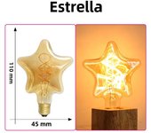 2PCS/Lot Retro Edison LED Light Bulb E14 E27 Vintage LED Bulb 220V 4W C35 A60 T45 ST64 G80 G95 G125 Led Lighting Edison Lamp