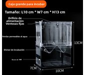 Peacock Fish Breeding Box Fish Aquarium Acrylic Isolation Box Fish Tank Hatchery Incubator Breeder Box