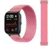 20mm 22mm Braided solo loop For Amazfit GTS/2/2e/GTS2 Mini/GTR 42mm/47mm/GTR2/2e/stratos 2/3 Bracelet Watch Amazfit bip strap