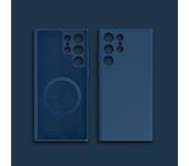 For Magsafe Magnetic Case For Samsung Galaxy S23 S22 S24 Ultra S21 FE Wireless Charging Cases Liquid Silicone Cover Accessories