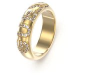ANILLO M.GUESS RAINNG DORADO JUBR03182JWYG-52