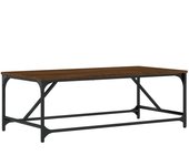vidaXL Mesa de centro madera contrachapada 100x50x35 cm Negro, Roble Sonoma, Roble ahumado Mesita de Salón o Comedor o Auxiliar Mesa de Café Meuble Salón