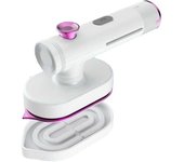 Vaporizador de ropa portátil, plancha de vapor de mano, 2 en 1 para planchar y vaporizar, plancha de viaje antiarrugas para telas, enchufe UE B