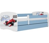Cama 140 x 70 cm Kocot Kids com colchão BabyDreams Formula Blue