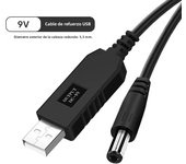 USB to DC Power Cable 5V To 12V Boost Converter 8 Adapters USB to DC Jack Charging Cable for Wifi Router Mini Fan Speaker
