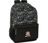 SAFTA - MOCHILA ADAPT.CARRO PAUL FRANK "JOIN THE FUN" 46x30 cm - Mochila con Asas Ajustables y Espalda Ergonomica - Mochila con Compartimientos con Cremallera - Mochila Diseño Único y Licencia Oficial By PAUL FRANK "JOIN THE FUN"